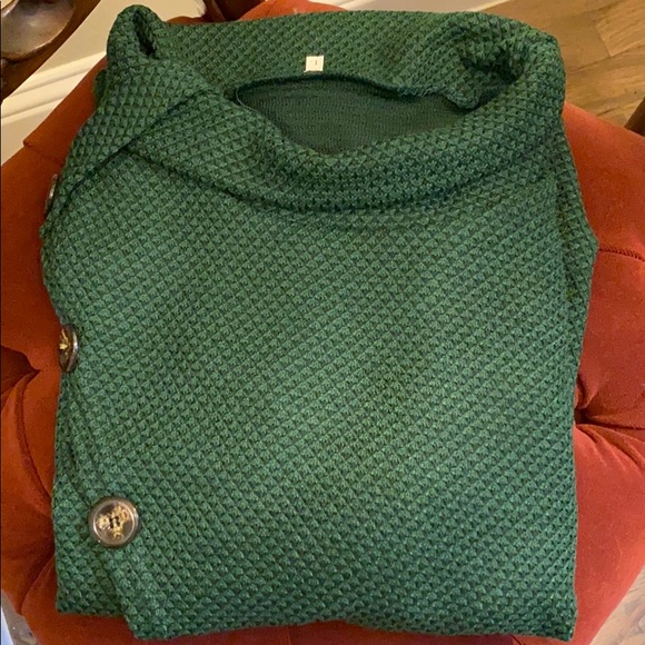 Cowl turtle neck Long Sleeve Sweater - Picture 5 of 8